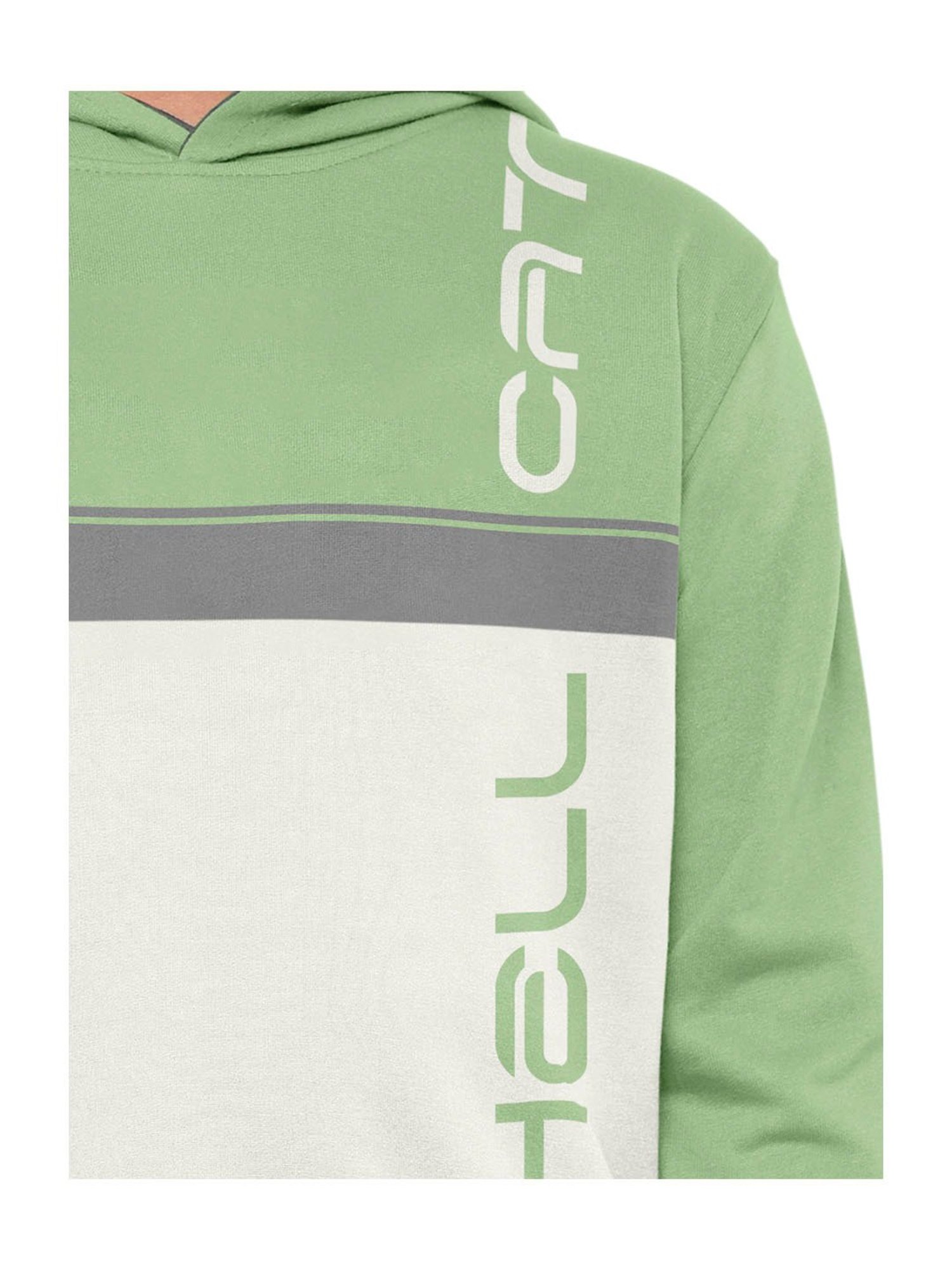 HELLCAT Green & Orange Printed Full Sleeves Sweatshirt(Pack Of 2)