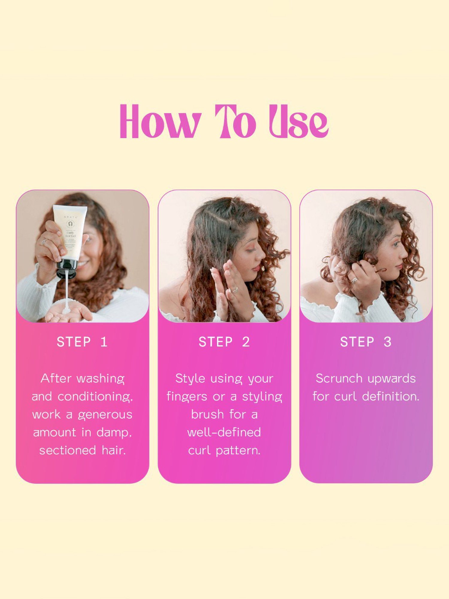 Arata Advanced Curl Care Hair Gel - 150 ml