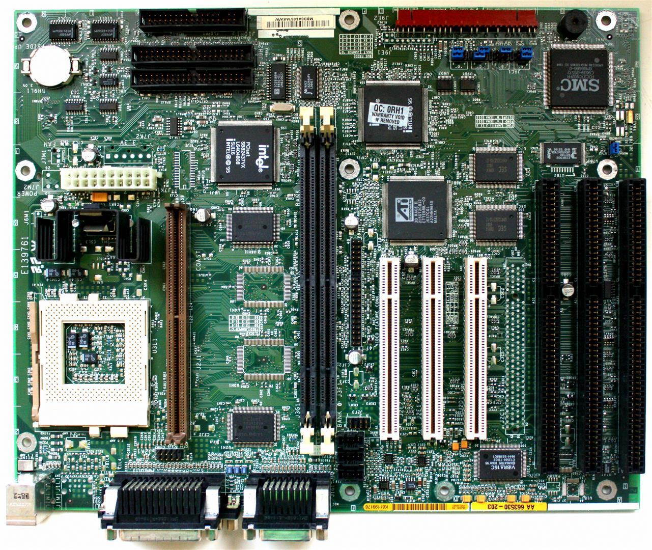 Intel P5-200 Integrated MB, Audio/Video, AA 663530-203