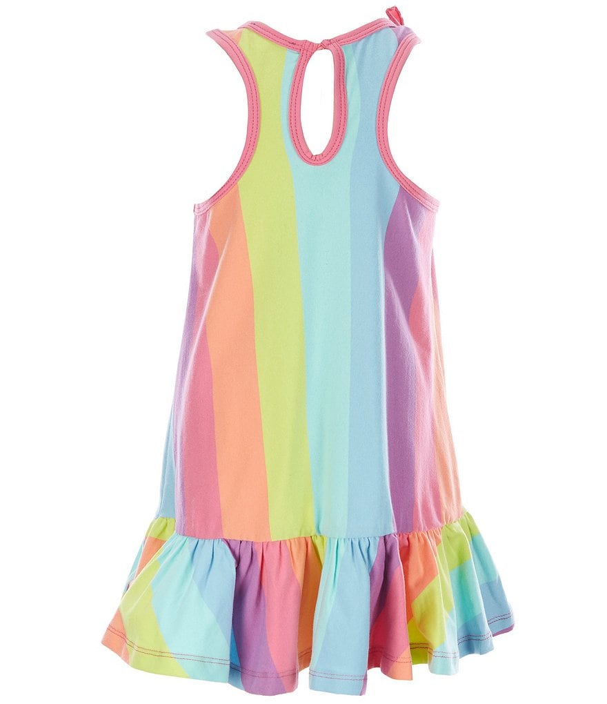 GB GB Girls Little Girls 2T-6X Floral Tiered A-Line Dress