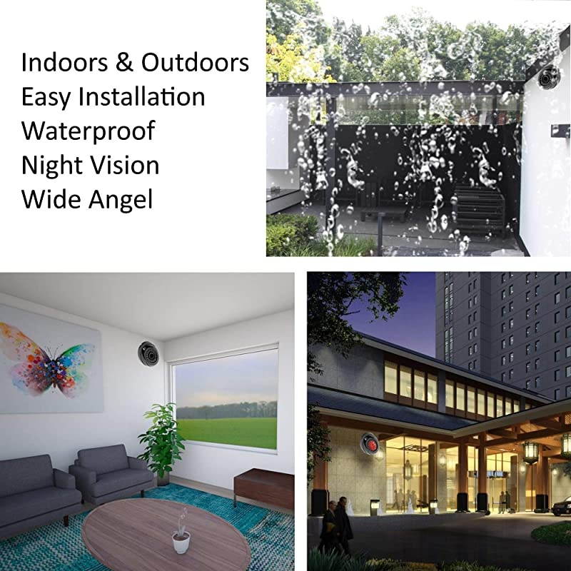 Security Dome CCTV Camera, 1080P AHD CVI TVI 960H, Day Night Vision 18 Laser LEDs IP66 Analog Outdoor Indoor Wide Angle 3.6mm 3.0 Megapixels Lens