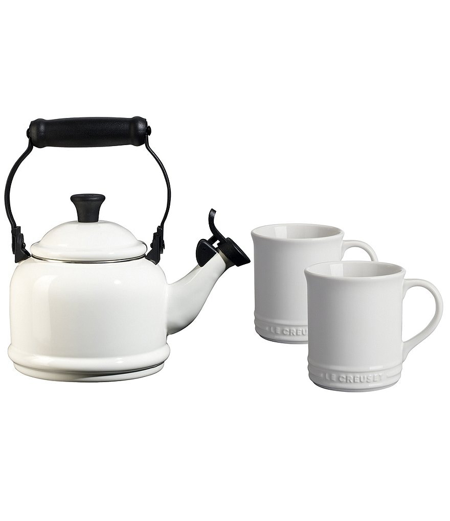 Le Creuset Demi Kettle and Mugs Set