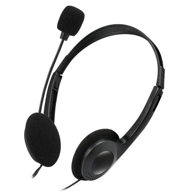 STEREO HEADSET W/ MICROPHONE