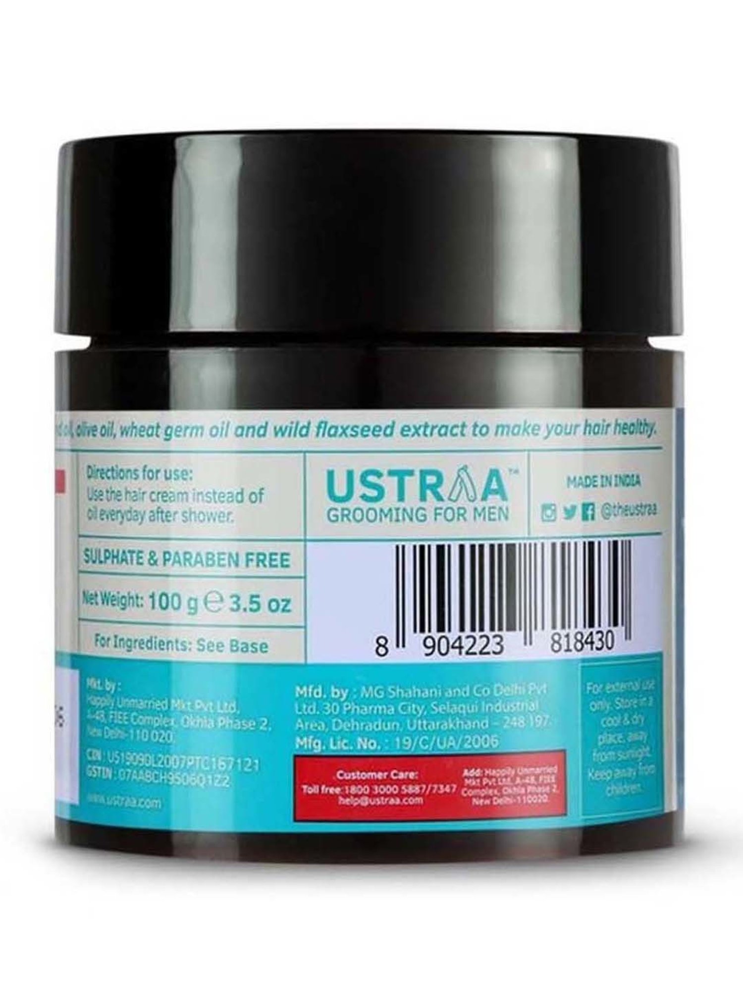 Qraa Men Red Onion Hair Oil - 100 ml