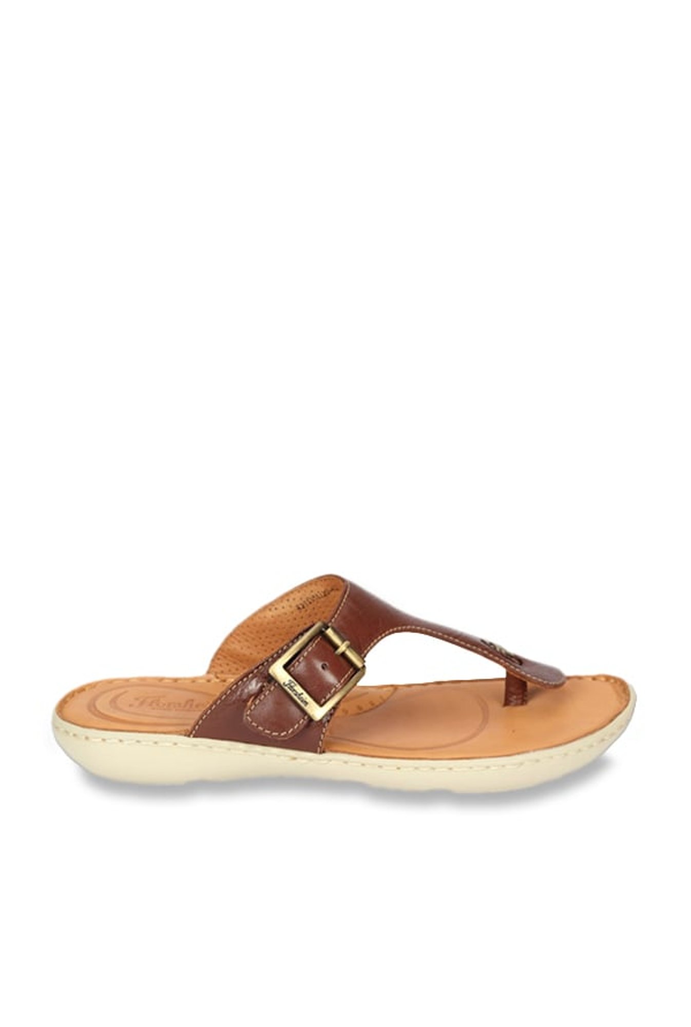 Florsheim LEWIS Brown T-Strap Sandals