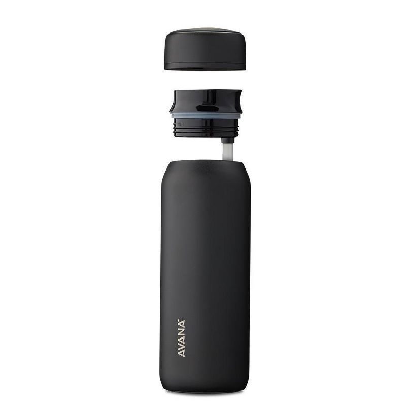 Avana 32oz Stainless Steel Water Bottle Matte Black