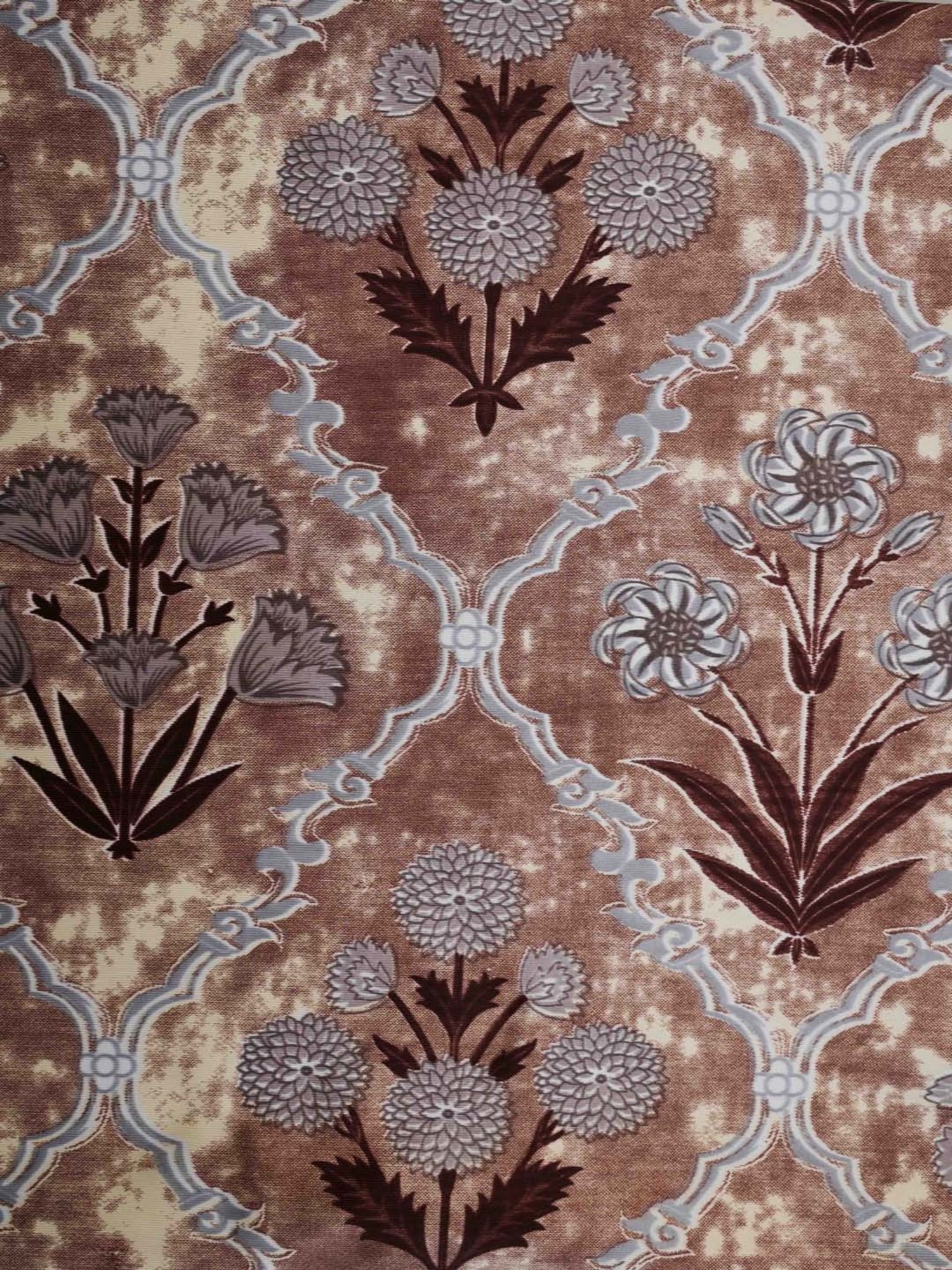 Ariana New Chia Brown Polyester 5ft Window Eyelet Curtain