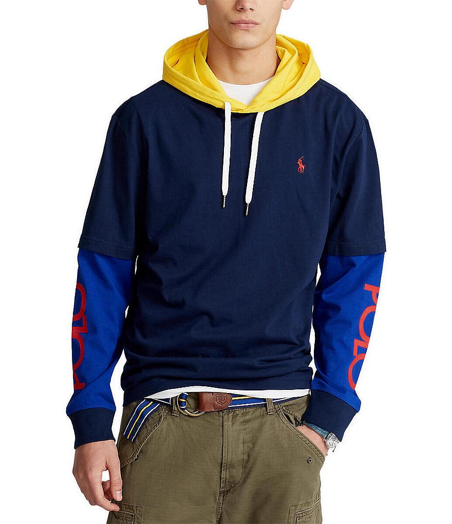 Cutter & Buck Big & Tall Traverse Stripe Performance Stretch Half-Zip Pullover