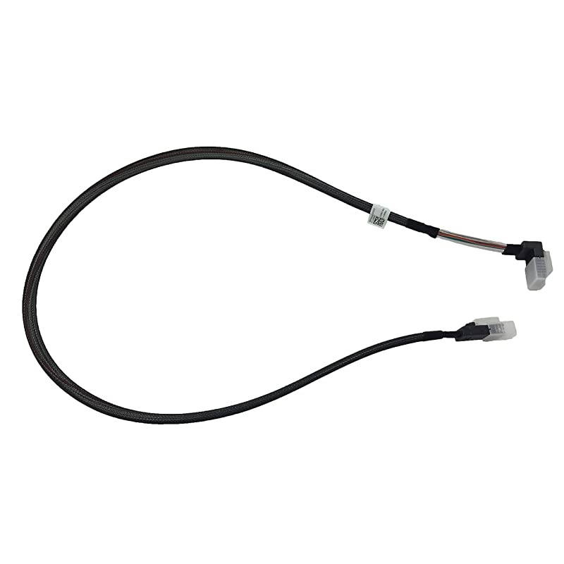 90 Degree Front Angle Mini SAS SFF8087 to Mini SAS SFF8087 Cable for