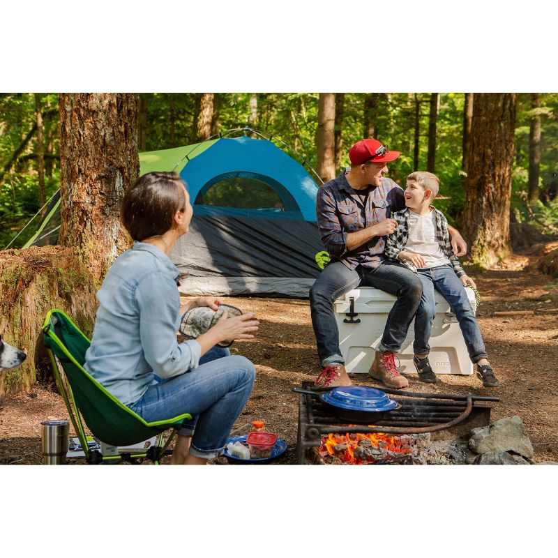 Cascade Mountain Tech Low Backpacking Camp Chair - Green