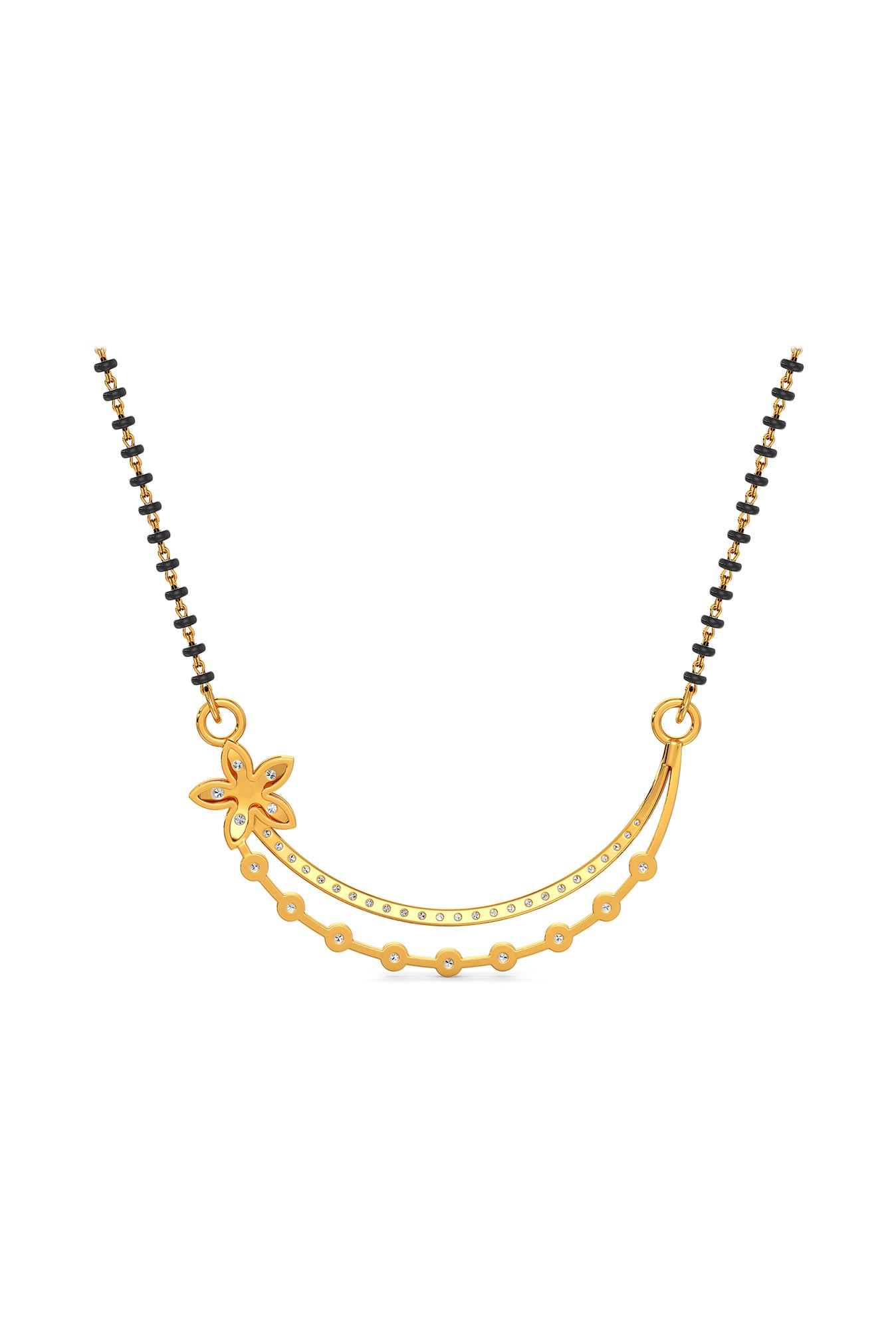 Waman Hari Pethe Jewellers 18k Gold & Diamond Mangalsutra for Women