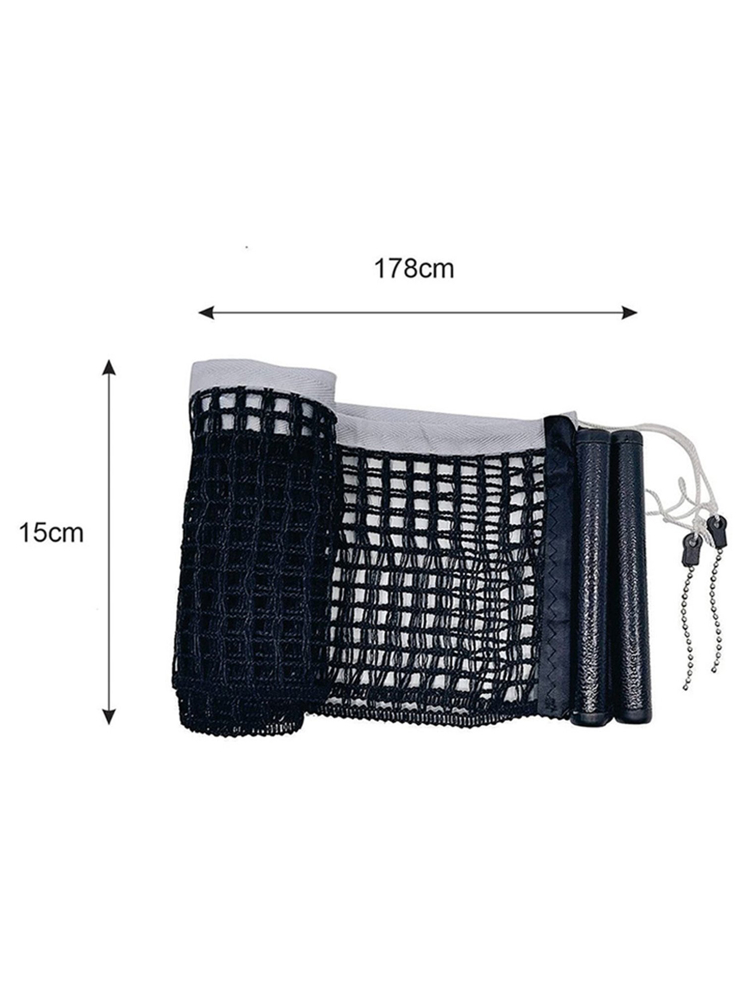 Stag Global Premium Cotton Table Tennis Table Net (Black) Size - 15X178