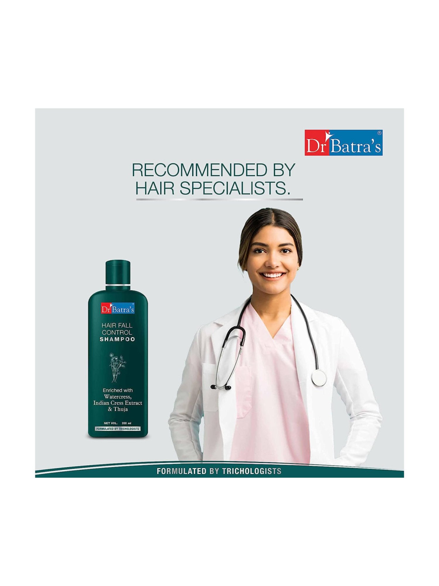 Dr. Batra's Hair Vitalizing Serum & Hairfall Control Shampoo