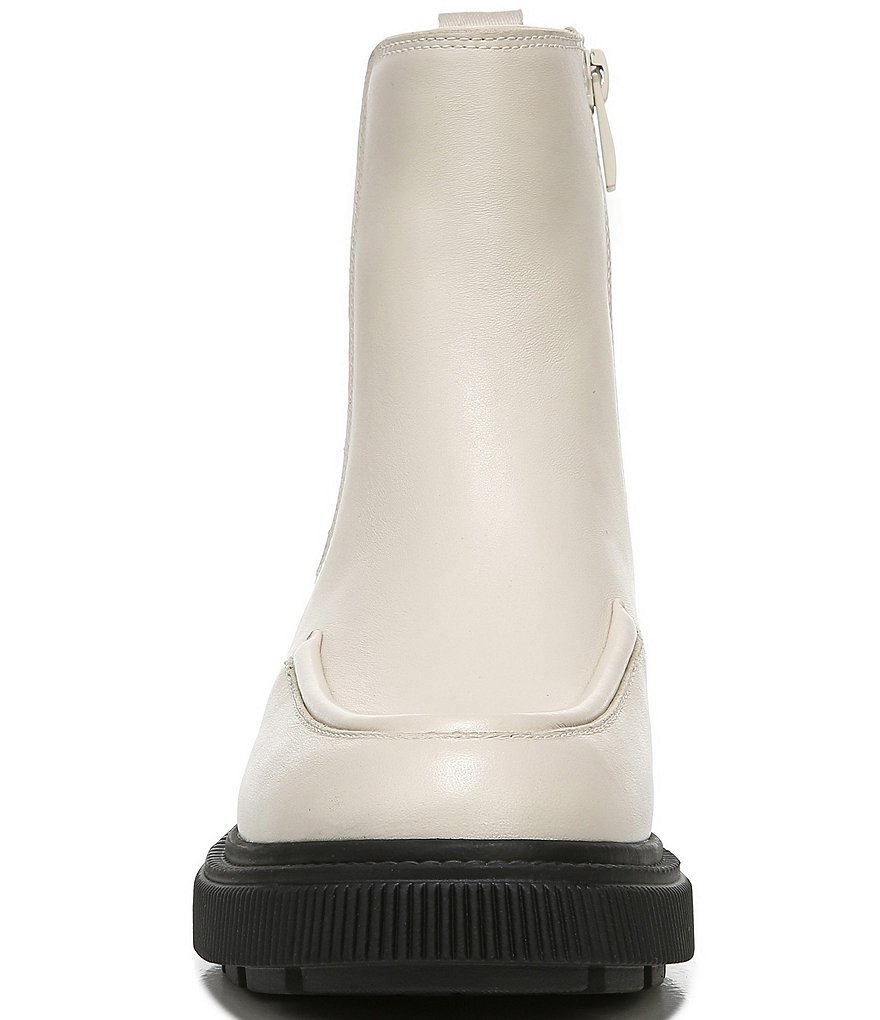 bionica Denali 2 Collection Derinda Waterproof Leather Block Heel Lug Sole Combat Booties