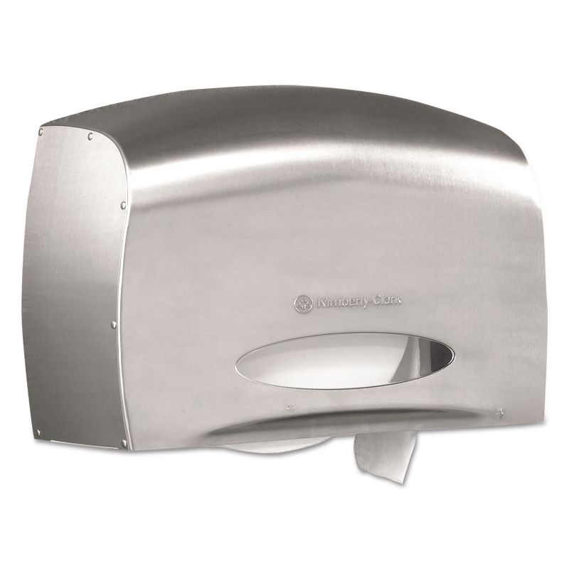 Kimberly-Clark Professional* Coreless JRT Jr. Bath Tissue Dispenser EZ Load 6x9.8x14.3 Stainless