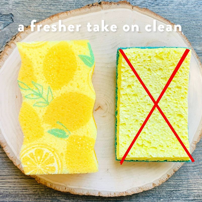 Bright Box Wave Scrub + Wipe - Yellow