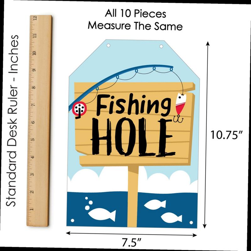 Big Dot of Happiness Blue Elephant - Boy Happy Birthday Decorations Party Banner