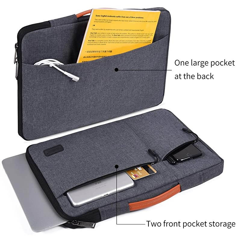 inch Laptop Waterpoof Laptop Case for HP Laptop HP Pavilion 17 HP Envy 17T HP PROBOOK 17 Dell Inspiron 17 3785 3793 Lenovo Ideapad Protective Notebook Bag Space Grey