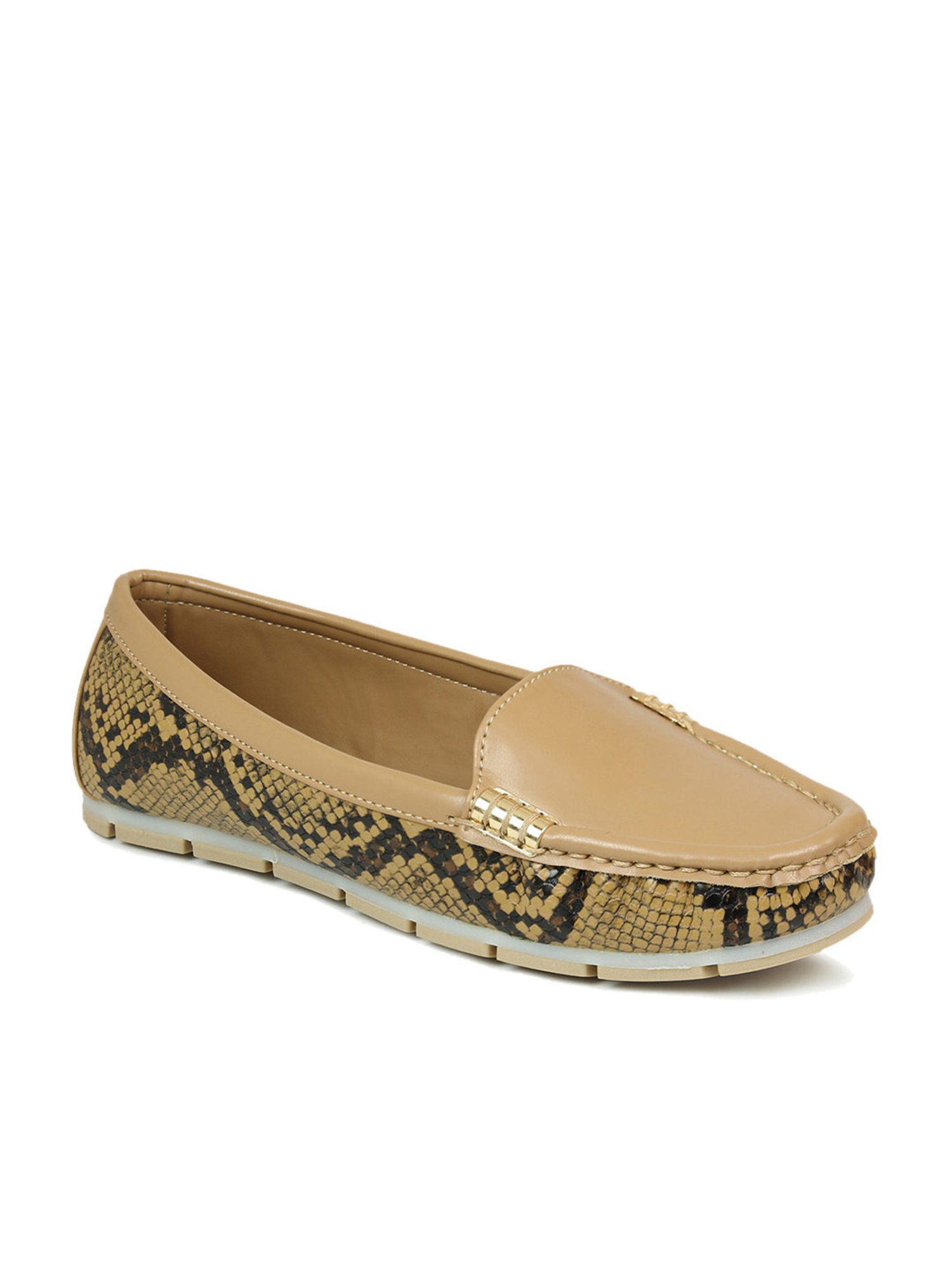 Inc.5 Women's Beige Casual Loafers