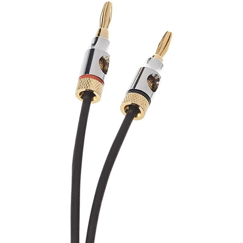 Speaker Cable with GoldPlated Banana Tips CL2 999 Oxygen Free 6Foot