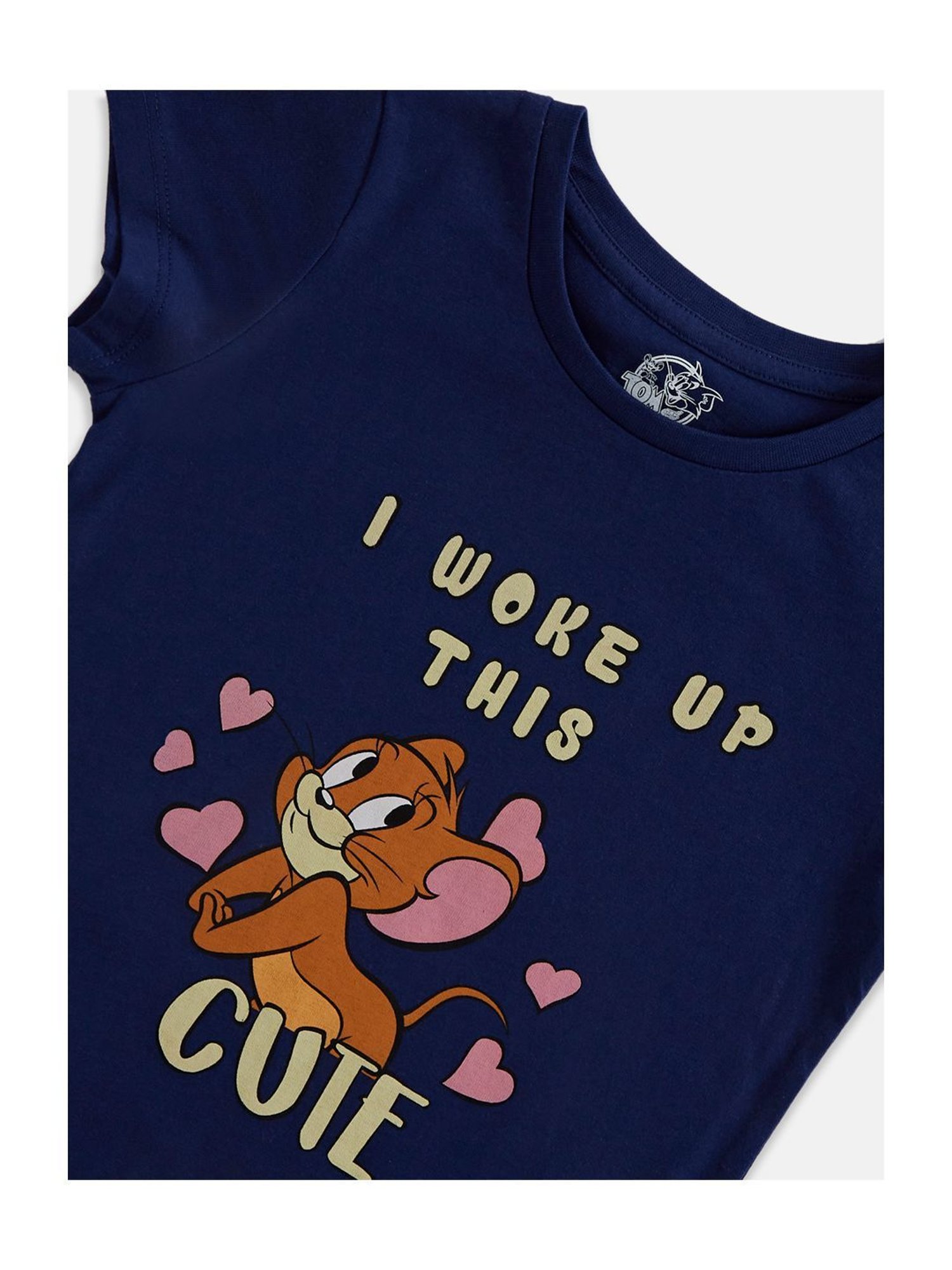 Jockey Girls Black Printed Shorts