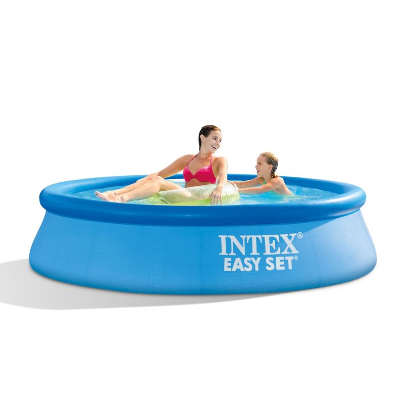 Intex 18ft x 48in Easy Set Above Ground Pool with Pump & Krill Automatic Vacuum