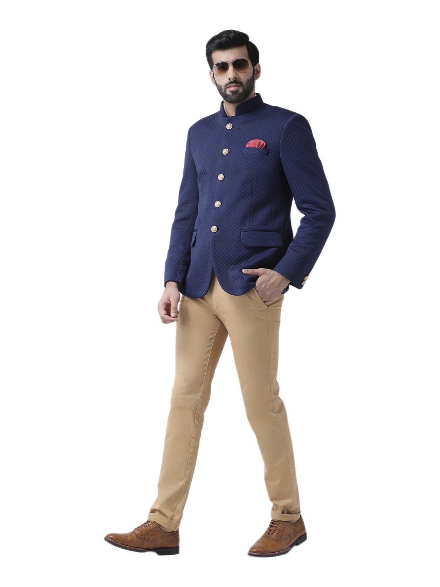 Hang Up Multicolor Regular Fit Printed Blazer