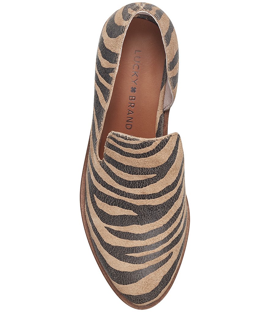 Paul Green Dara Lizard Embossed Flats