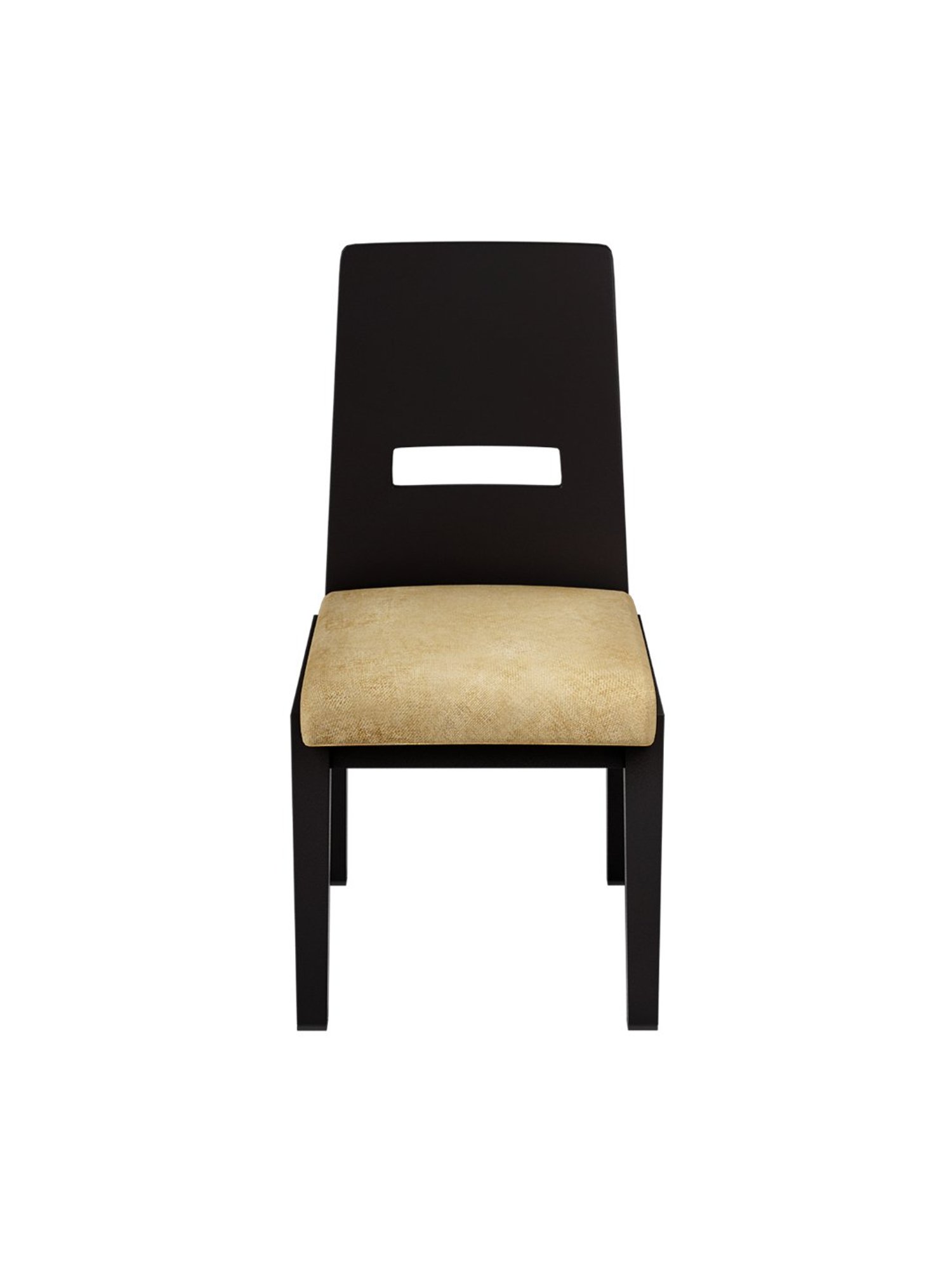 Godrej Interio Crescent Black & Yellow Tempered Glass 8 Seater Rectangular Dining Table Set