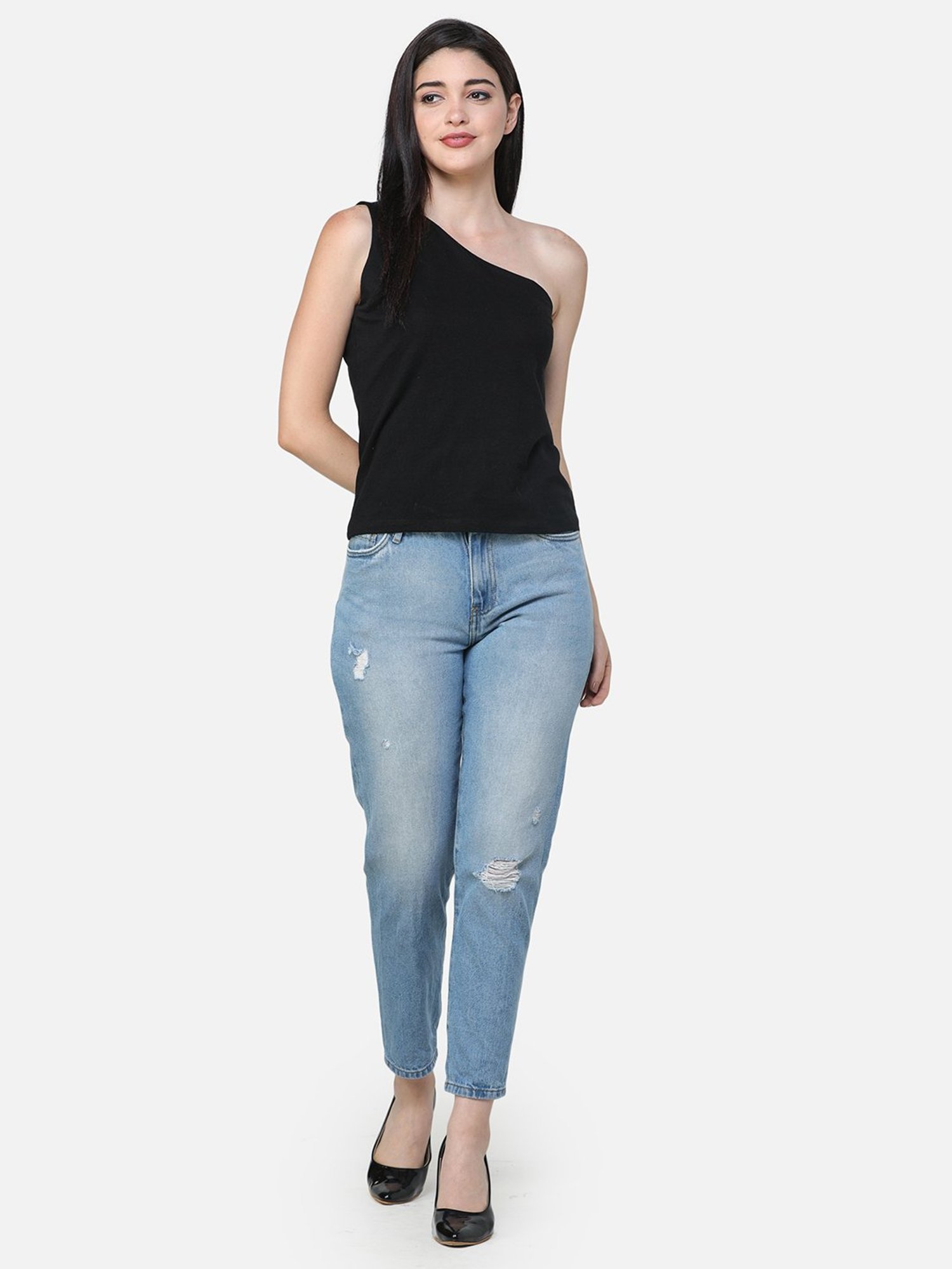Scorpius Black Regular Fit Top