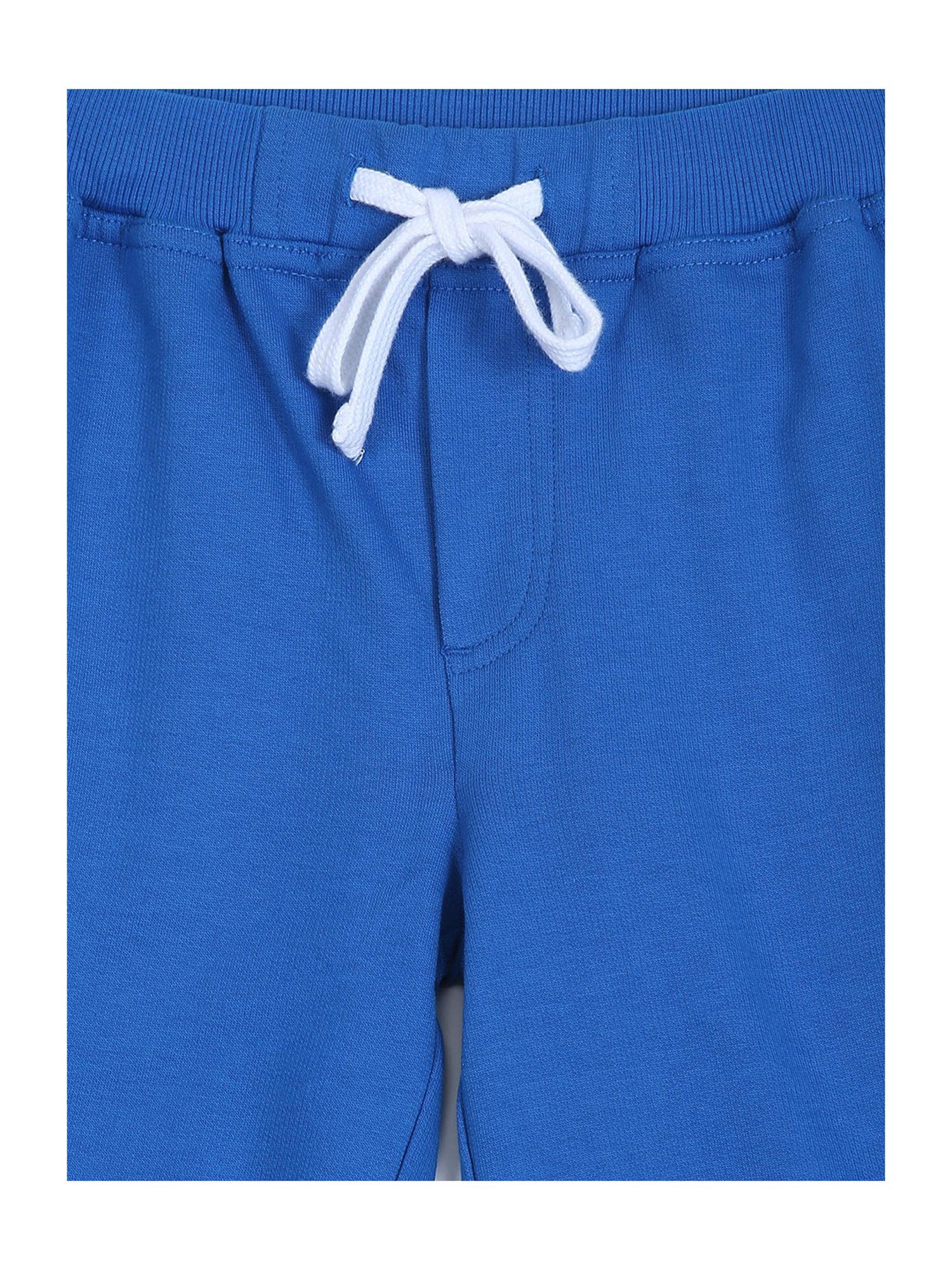 Blue Giraffe Kids Royal Blue Solid Shorts