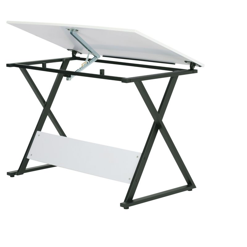 Axiom Drawing Table - Black / White - Studio Designs