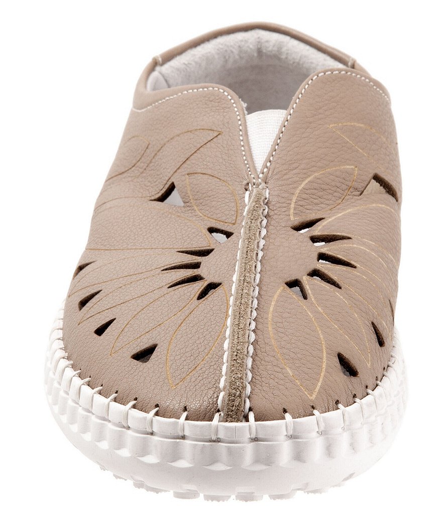 Bueno Labella Floral Laser Cut Slip-Ons