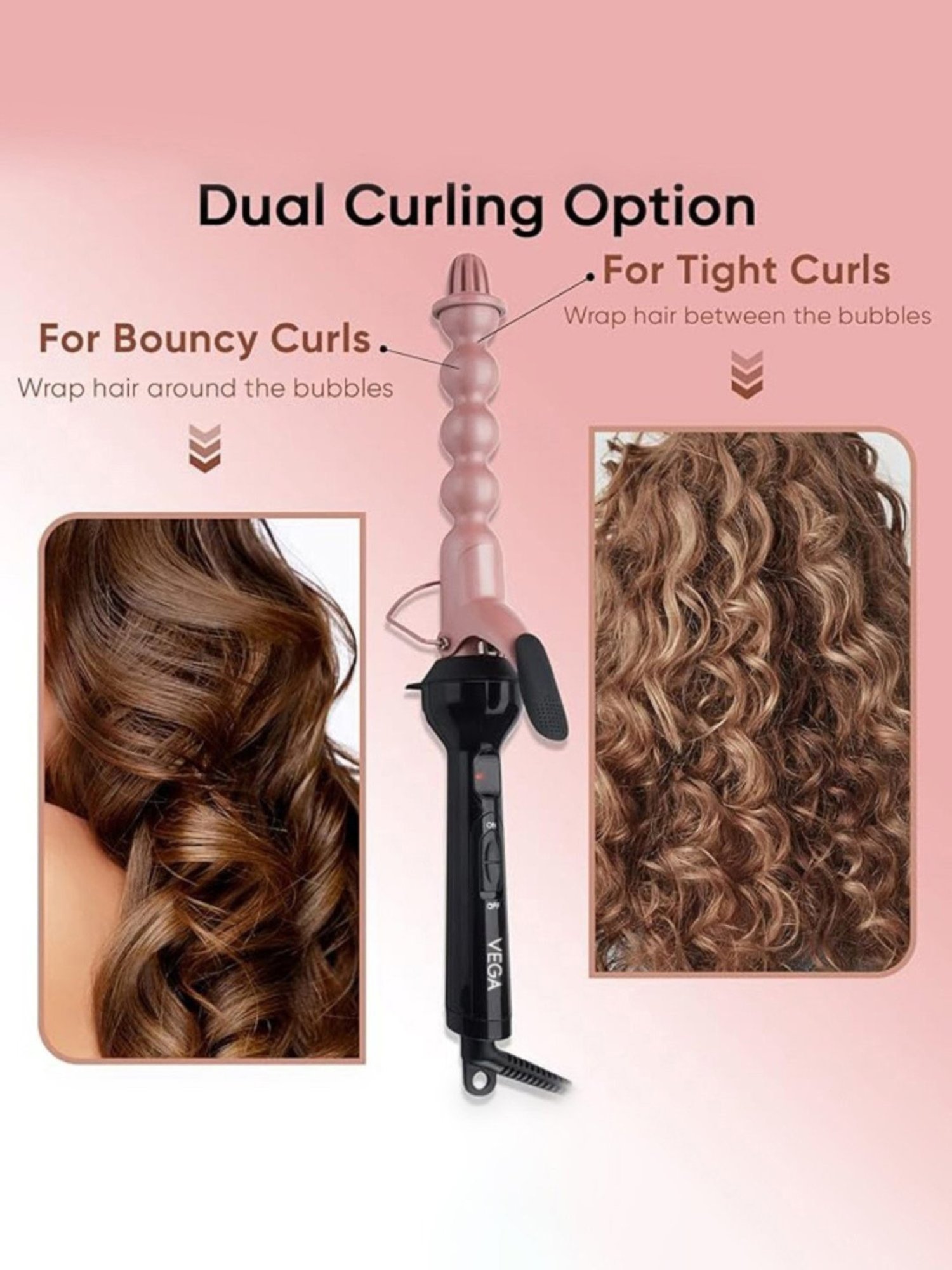 VEGA Bubble Hair Curler (Black)