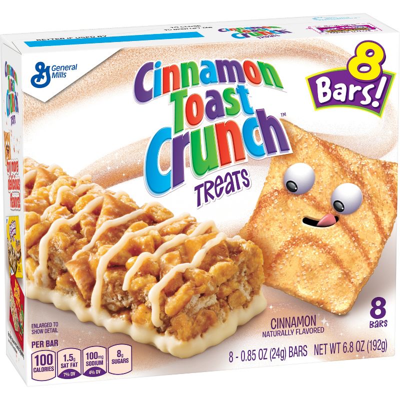 Cinnamon Toast Crunch Breakfast Cereal Bars - 8ct