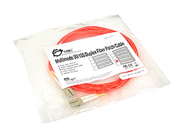 SIIG CB-FE0D11-S1 16.4 ft. (5m) Multimode 50/125 Duplex Fiber Patch Cable LC/LC