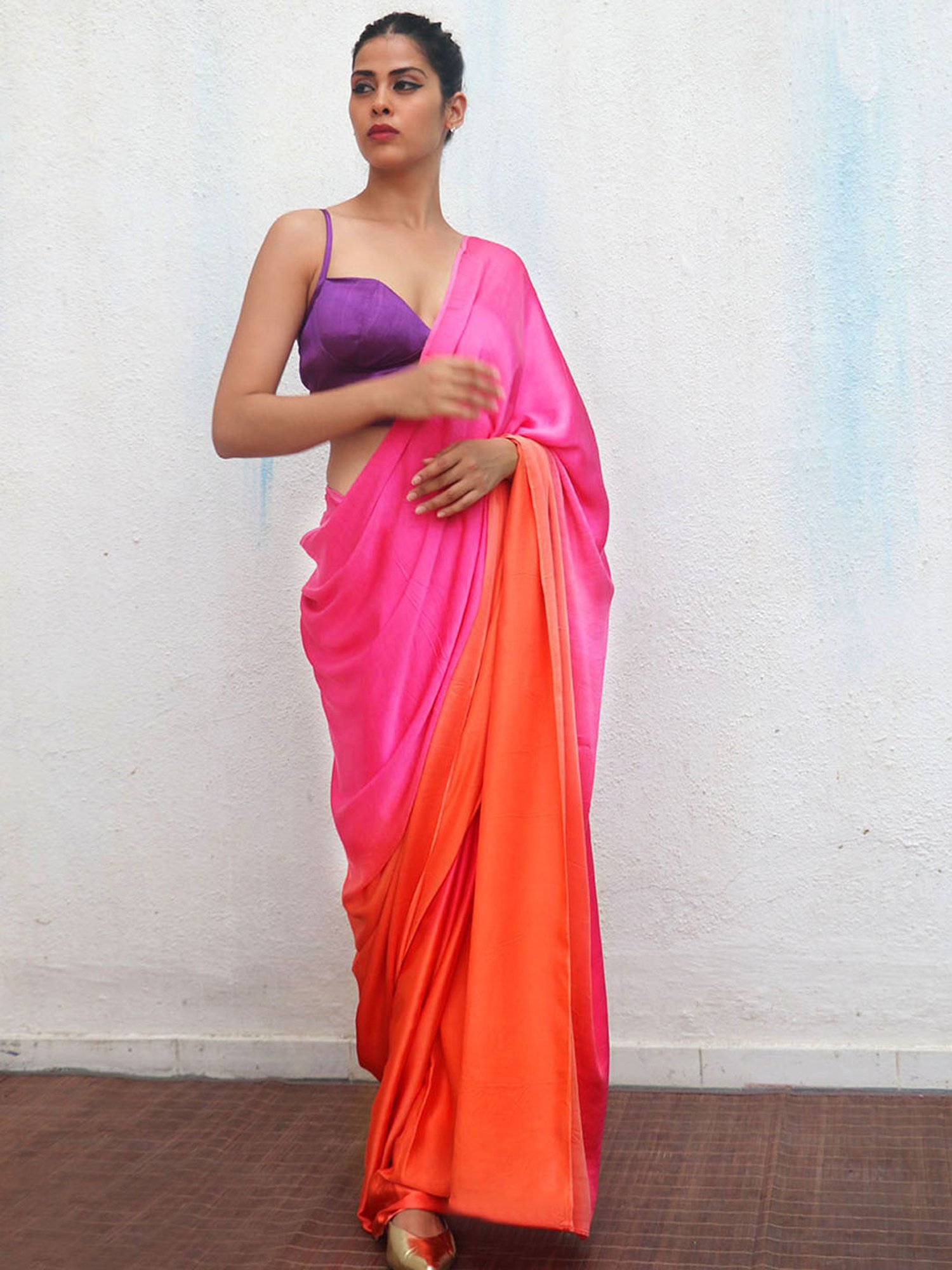 Chidiyaa Subarnarekha Mashru Silk Blouse - SFLAR