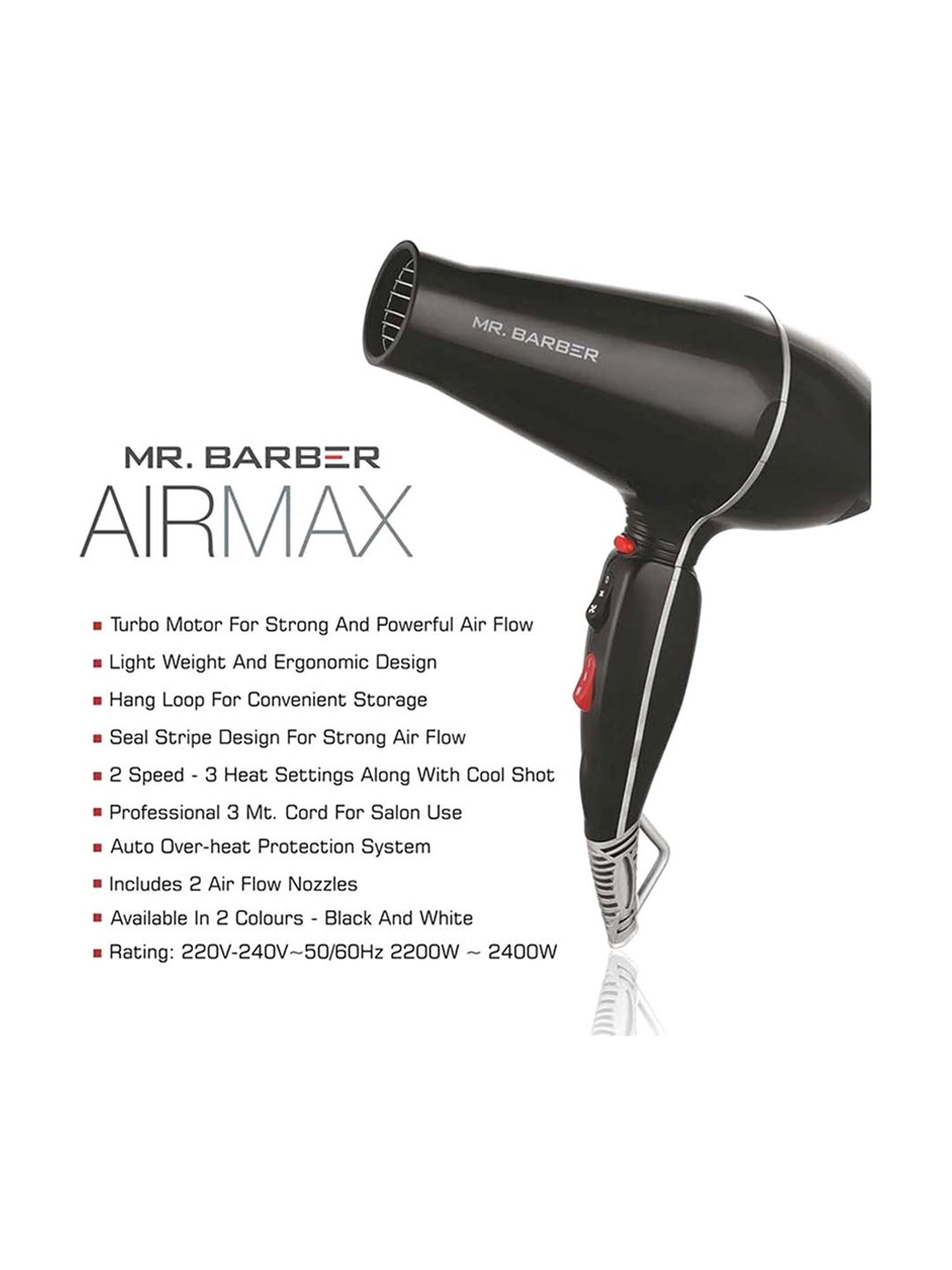Nova Nv-1290 1000W Professional Hair Dryer