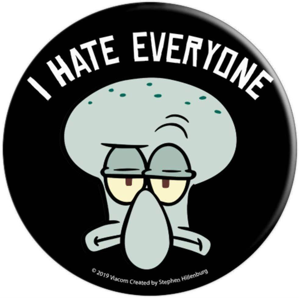 SpongeBob SquarePants Squidward I Hate Everyone Portrait