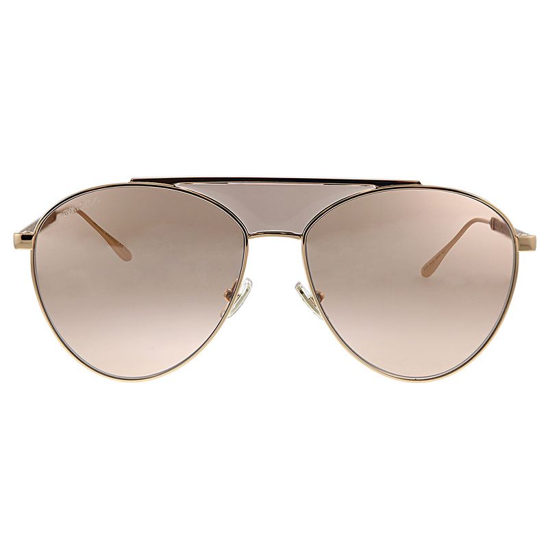 Jimmy Choo Ave BKU BKU 2S Womens Aviator Sunglasses Pink 58mm