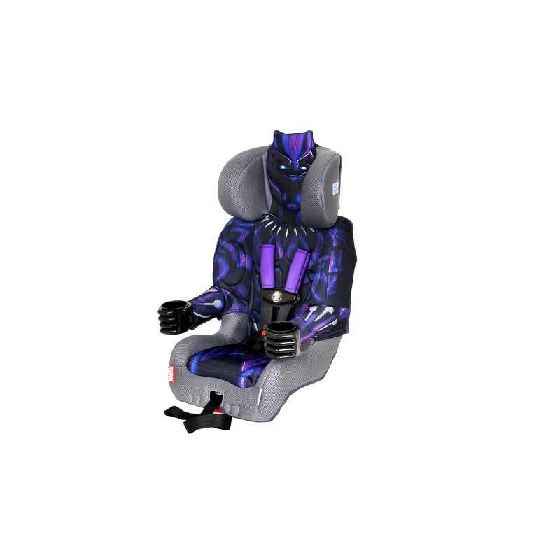 Kids'Embrace Marvel Black Panther Combination Harness Booster Car Seat
