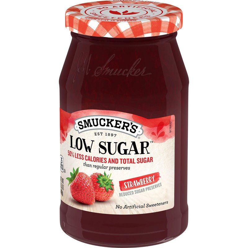 Smucker's Low Sugar Strawberry Preserves - 15.5oz