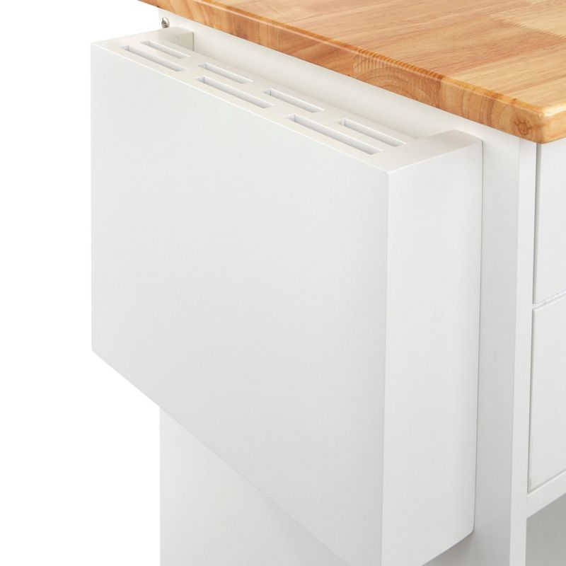 Lotus Kitchen Cart White - Buylateral