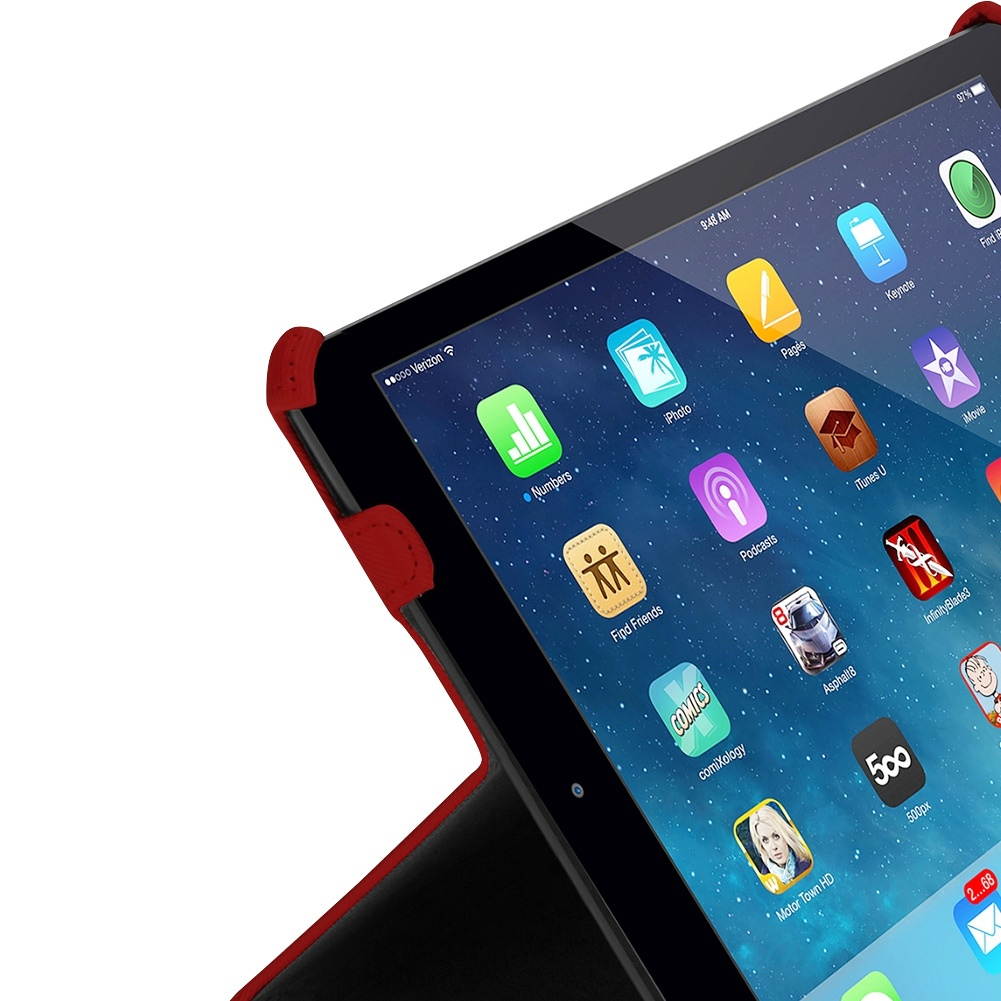 Targus Ultra Twill Vuscape Case for iPad Air, Red