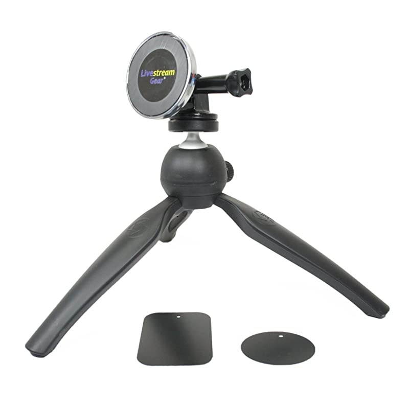 Gear Universal Magnetic Phone Mount and Heavy Duty Tripod Mount Your Phone via Magnetic Mount and Metallic Plate to This Tripod Setup for ing Strong Hold