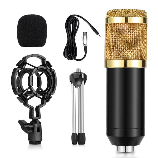 USB Microphone for Computer,Condenser Recording PC Microphone for Mac & Windows,Professional Plug&Play Studio Microphone for Gaming, Podcast,Chatting, YouTube Videos,Voice Overs and Streaming