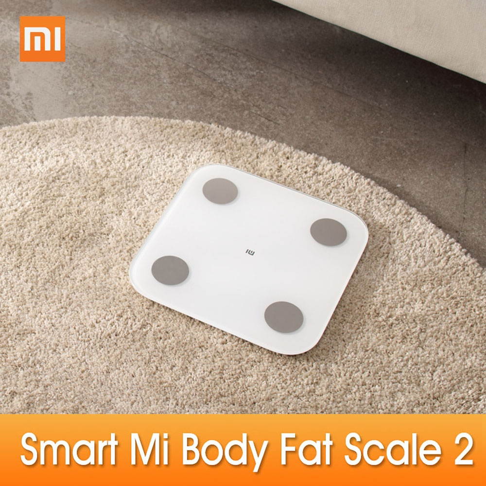 New Xiaomi Mi Body Composition Scale 2 Smart Fat Weight Health Scale BT 5.0 Balance Test 13 Body Date BMI Weight Scale LED Digital Display Mi Fit APP Data Analysis