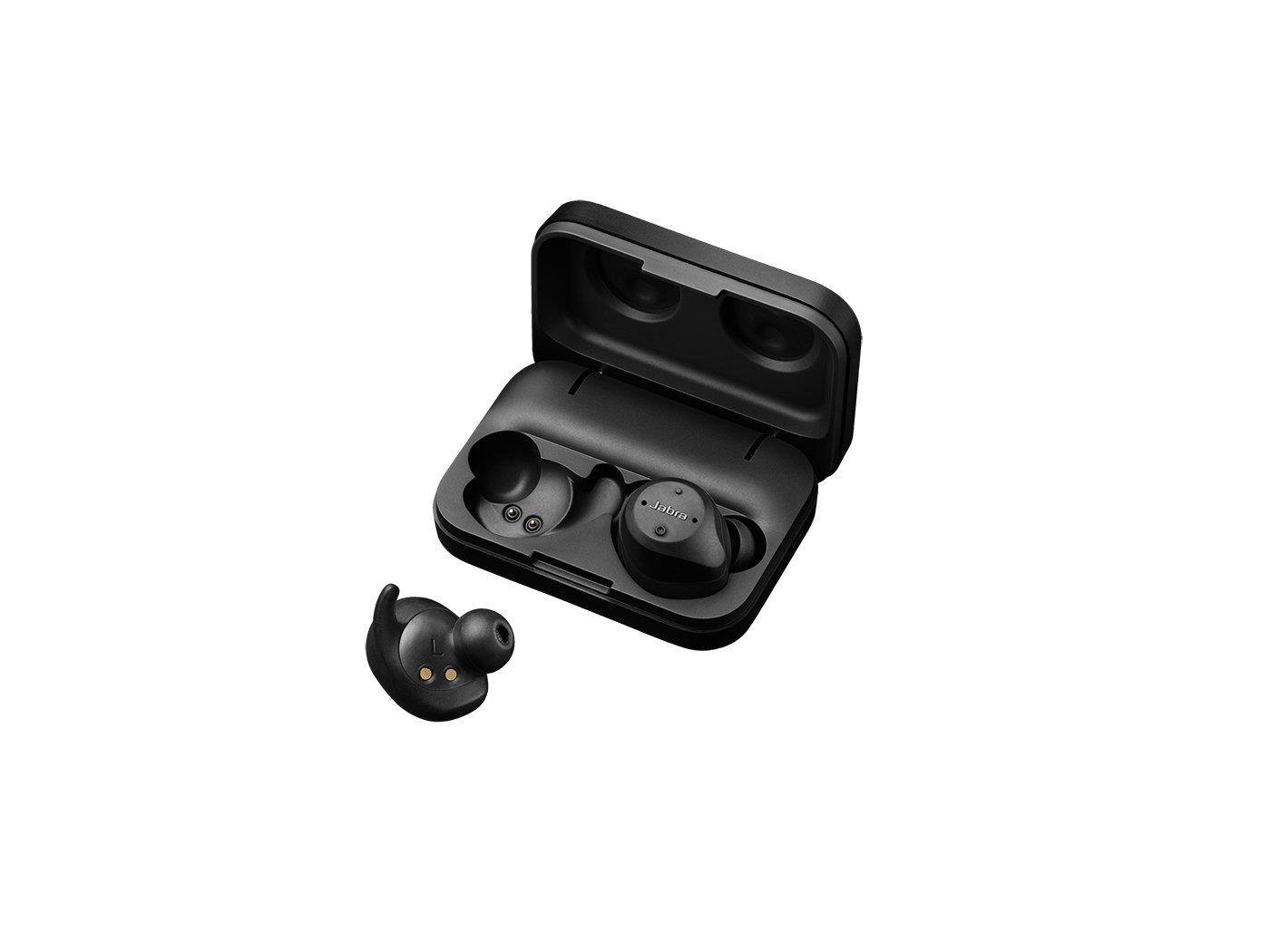 Jabra Elite Sport True Wireless Waterproof Fitness & Running Earbuds with Heart Rate and Activity Tracker - Advanced Wireless connectivity and Charging case - 4.5 Hour (Renewed)