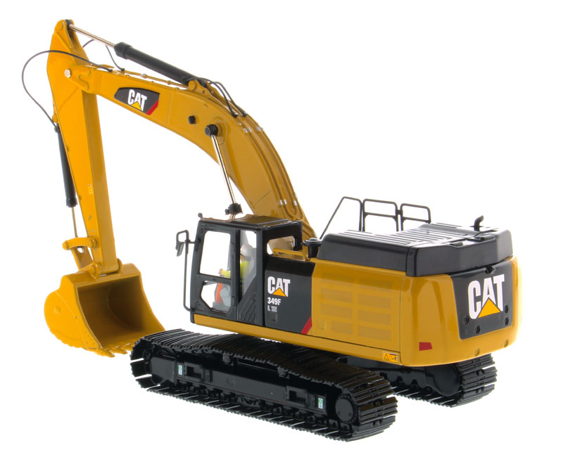CAT Caterpillar 349F L XE Hydraulic Excavator with Operator "High Line" Series 1/50 Diecast Model by Diecast Masters