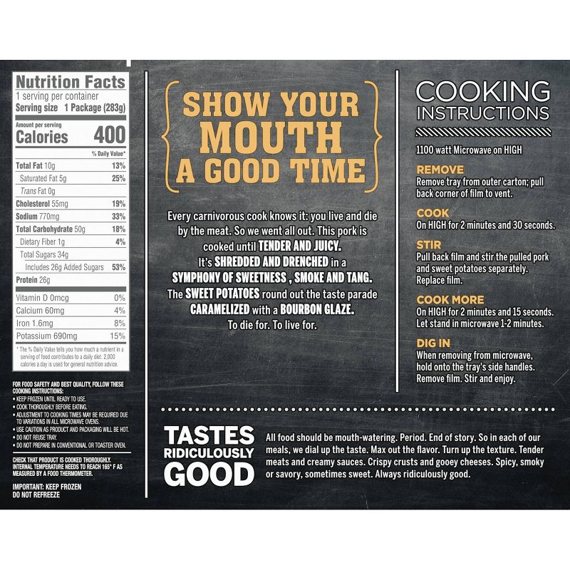 Devour Frozen Sweet & Tangy Pulled Pork - 10oz